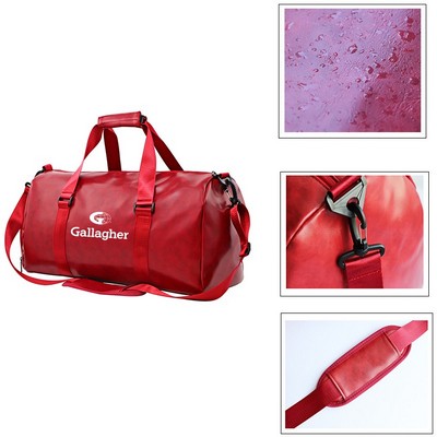 Pu Leather Gym Bag