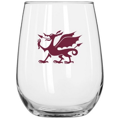 Salute 17 Oz. White Stemless Wine Glass