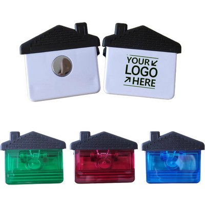 Jumbo Size House Magnetic Memo Clip w/Strong Grip