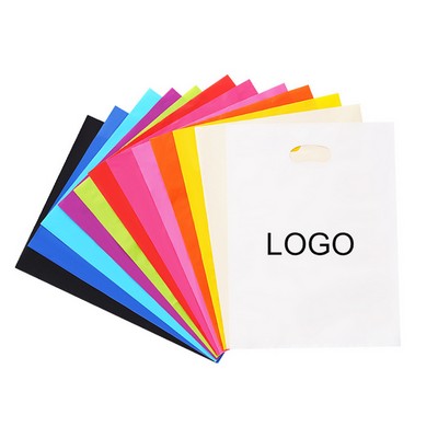 Die Cut Fold-Over Reinforced Plastic Bag (9"x13")