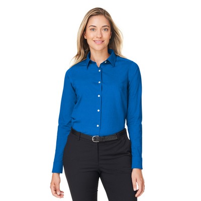 Devon and Jones CrownLux Performance® Ladies' Spencer Poplin Shirt