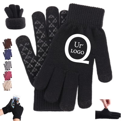 Winter Knitting 3 Fingers Touch Screen Gloves