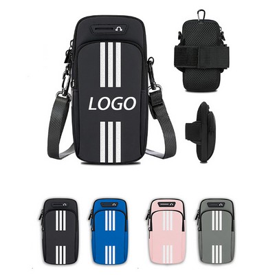 Multi Functional Outdoor Sports Water Resistant Neoprene Cellphone Arm Bag