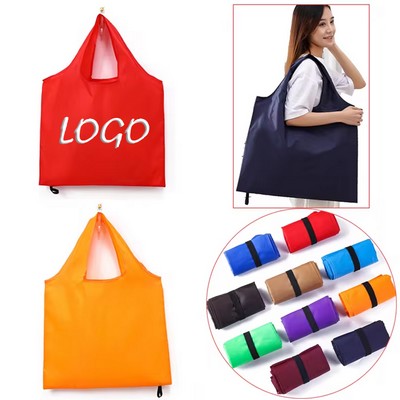 Foldable Polyester Grocery Tote Bag