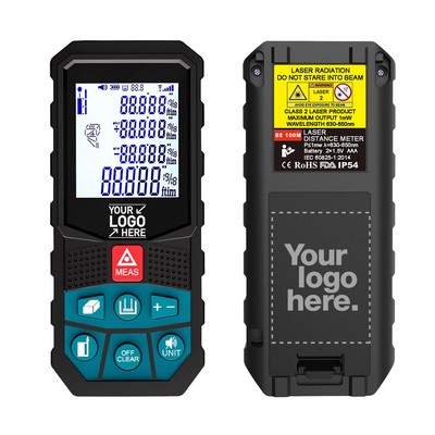 165ft Handheld Digital Laser Distance Measurer