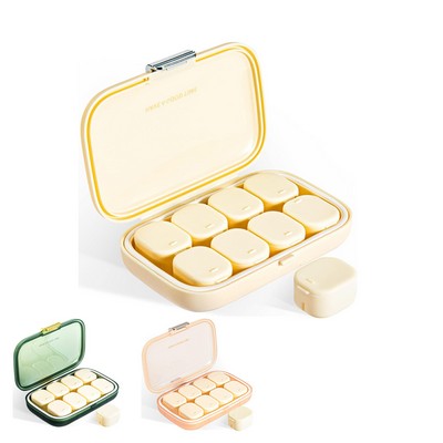 8 Compartment Portable Pill Organizer