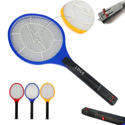 Rechargeable Electric Fly Swatter Racket & Mosquito Zapper