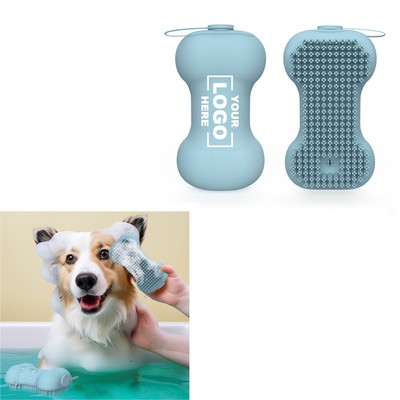 Pet Grooming Bath & Shampoo Brush