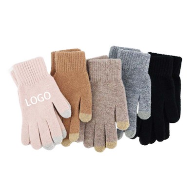 Wool Touchscreen Gloves – Warm Winter Essential