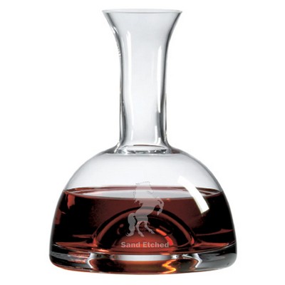 Punted Trumpet Lead-Free Crystal Decanter