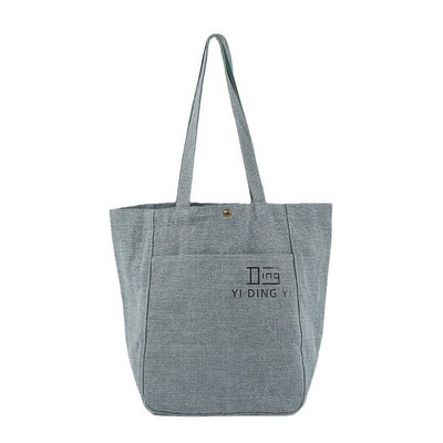 Custom Canvas Denim Satchel Tote