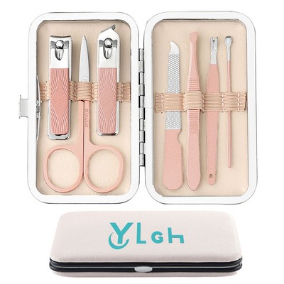 Rose Golden 7 In 1 Manicure Sets