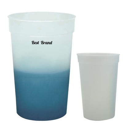 22Oz Cold-Changing Durable Plastic Stadium Cup