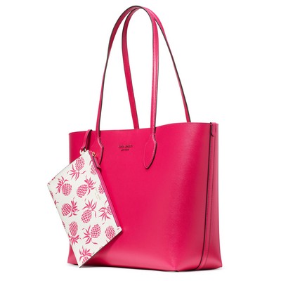 kate spade new york Bleecker Pineapple Pop Printed Large Tote - Wild Raspberry Multi