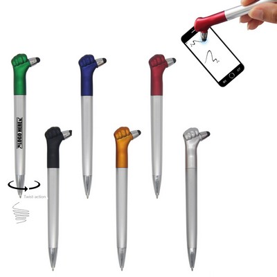 Thumb Shaped Pen With Stylus