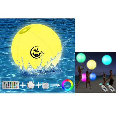 LED Beach Balls Glow in Dark