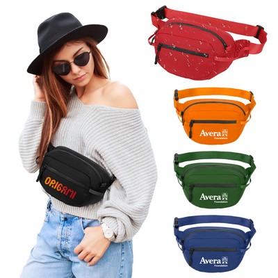 Water Resistant Fanny Bag With Adjustable Strap