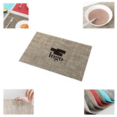 PVC Woven Cup Mat