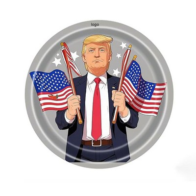 7" Trump Birthday Party Paper Plates