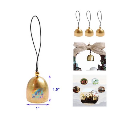 Christmas Ornament Copper Bell Christmas Decoration for Christmas Tree DIY Christmas Party