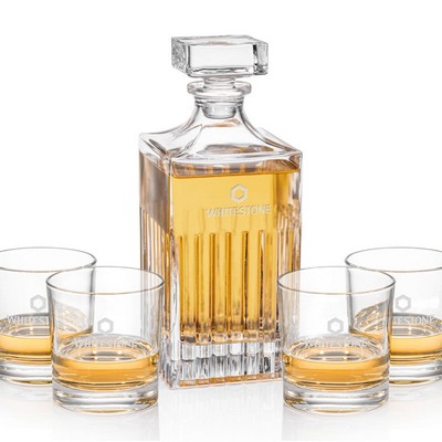 Drummond Decanter & 4 On-the-Rocks