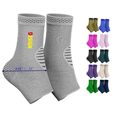 Foot Ankle Brace Socks for Sprained Ankle Compression Sleeve