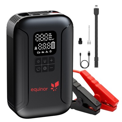 10000mAh Portable Emergency battery booter w/ 160PSI air compress and 120W Fast Charing