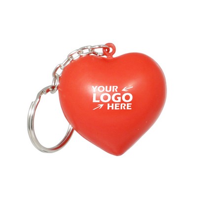 Valentine Heart Stress Reliever with Key Chain