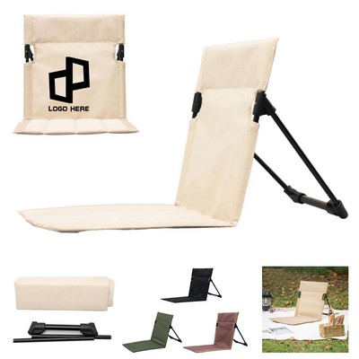 Outdoor Folding Beach Chair W/ Storage Bag