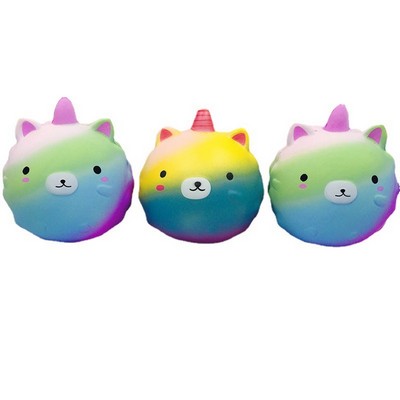 Squishy Unicorn Bear Shape Anti Stress Reliever