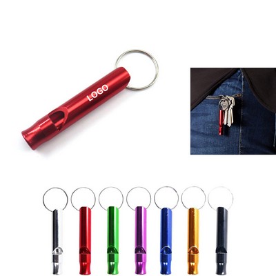 Whistle With Key Ring