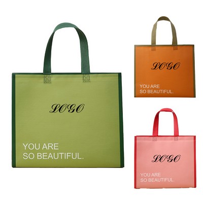 Non-Woven Totes Reusable Grocery Shopping Tote Bag