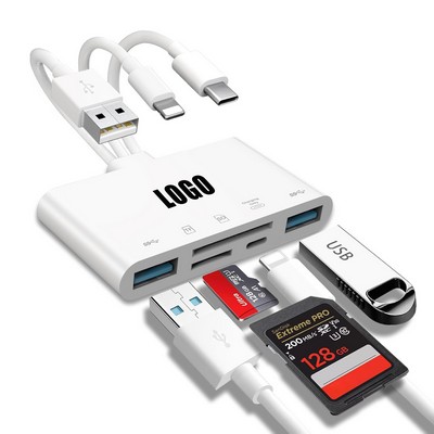 5 in 1 OTG USB 3.0 Memory Card Reader