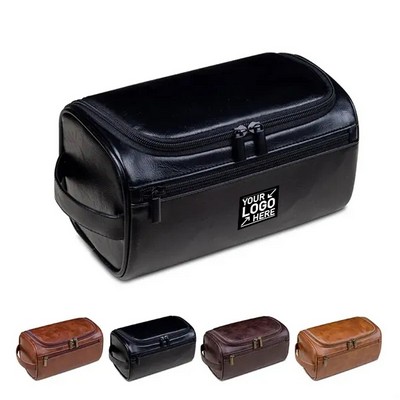 Personalized Leather Toiletry Bag For Men