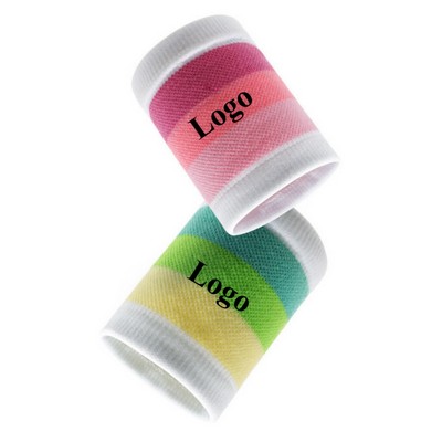 Customized Sports Sweatbands w/ Gradient Color