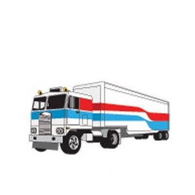 Semi Truck Maxi Magnet (6 Square Inch)