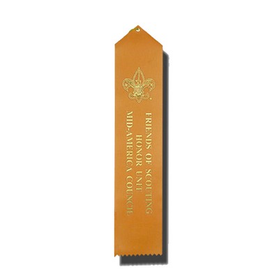 Custom Flat Ribbon w/ Event Card (3"x 15")