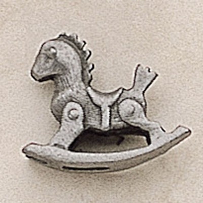 Rocking Horse Marken Design Cast Lapel Pin (Up to 3/4")