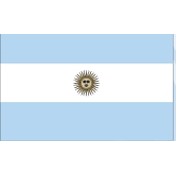 5'x8' Argentina U.N. Nylon Outdoor Flag - Style A