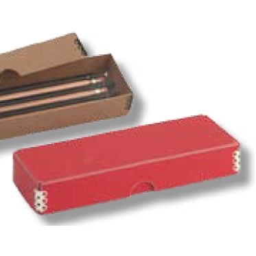 2 Part Metal Edge Pencil Box (8 1/4"x2 3/4"x1 1/4")