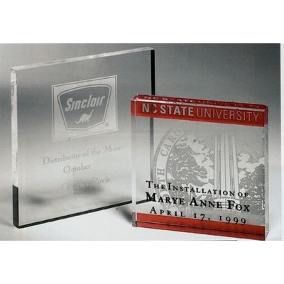 Square Paperweight Award (3"x3"x3/4")