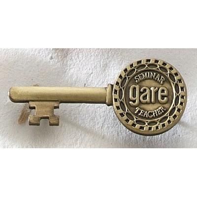 Economical Antique finish Brass Lapel Pin (Up to 1")