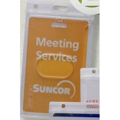 Vertical Plastic Card Holder