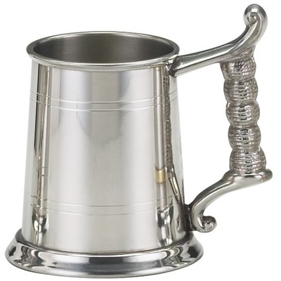 Pewter Rope Handle Tankard Mug