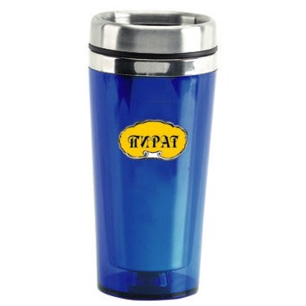 16 Oz. Stainless Steel Blue Tumbler