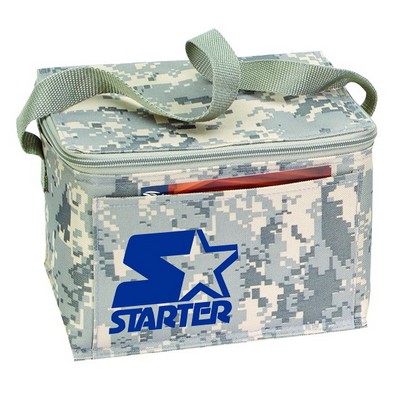 Digital Camo 6 Pack Cooler