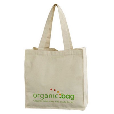 Organic Cotton Shopper Tote Bag