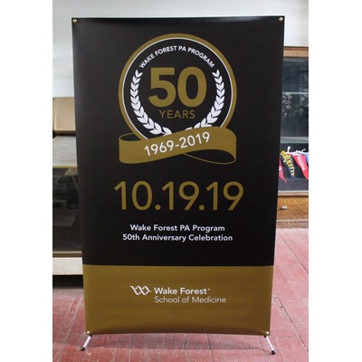 X-Banner Stand with 48" x 79" Banner