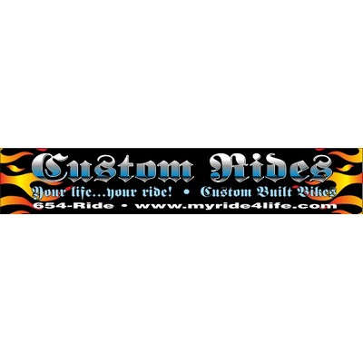 4 Color Process Bumper Sticker (15"x 2 3/4")