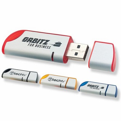 4 GB Jazzy Flash Drive w/Key Chain